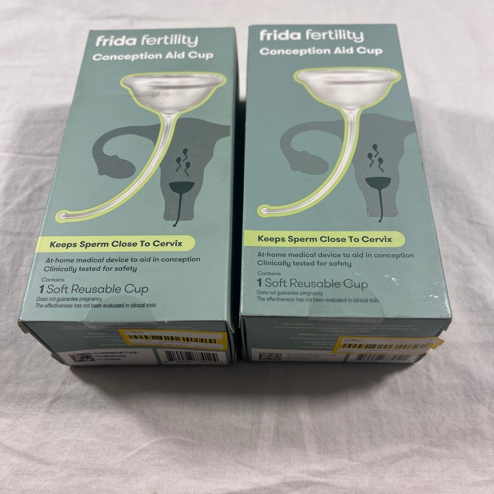 Frida Fertility Conception Aid Cup Women OS Green NEW 2-Pack